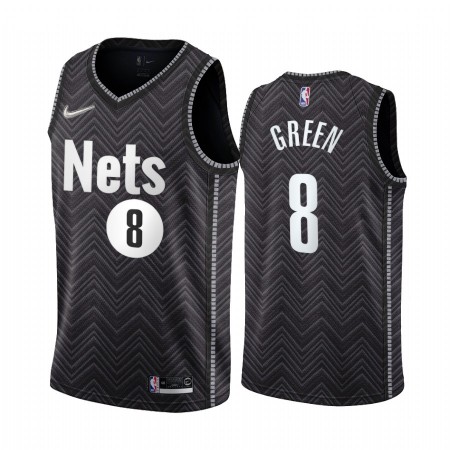 Maillot Basket Brooklyn Nets Jeff Green 8 2020-21 Earned Edition Swingman - Homme